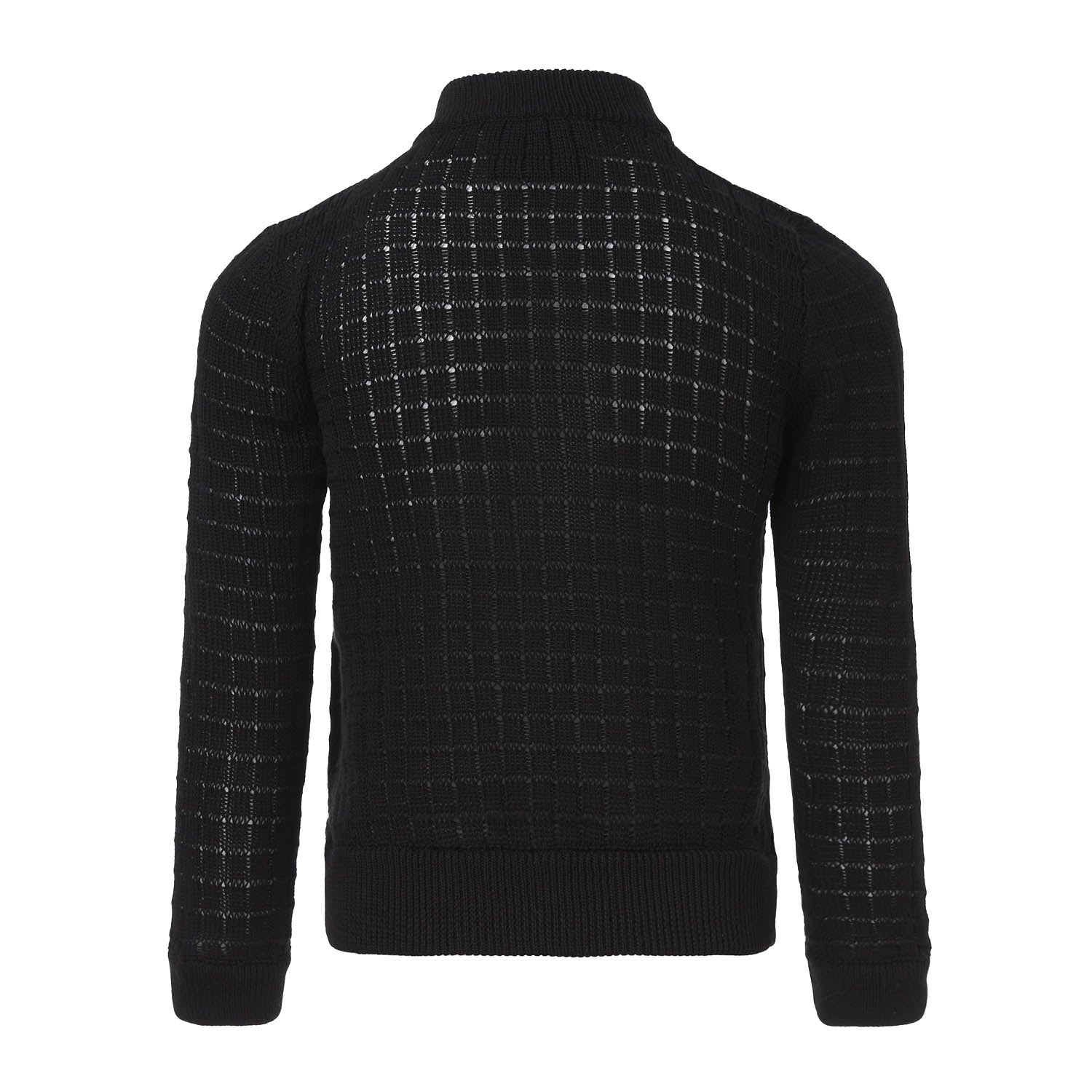 The Buttoned Summer Cardigan — Black