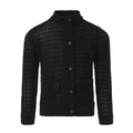 The Buttoned Summer Cardigan — Black
